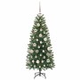 Árbol de Navidad artificial con 150 LED Verde 120 cm PE y PVC
