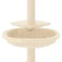 Cat scratching post with cream sisal posts 72 cm by vidaXL, Cat furniture - Ref: Foro24-171768, Price: 29,67 €, Discount: %