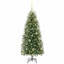 Árbol de Navidad artificial con 150 LED Verde 120 cm PE y PVC