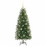 Árbol de Navidad artificial con 150 LED Verde 120 cm PE y PVC