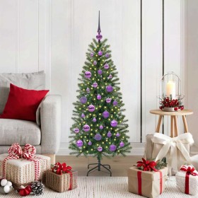 Árbol de Navidad artificial con 150 LED Verde 120 cm PE y PVC
