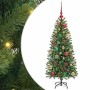Árbol de Navidad artificial con 150 LED Verde 120 cm PE y PVC