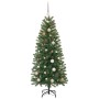 Árbol de Navidad artificial con 150 LED Verde 150 cm PE y PVC