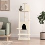 Katzenkratzbaum mit cremefarbenen Sisalstämmen, 154 cm von vidaXL, Katzenmöbel - Ref: Foro24-171771, Preis: 64,77 €, Rabatt: %