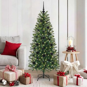 Árbol de Navidad artificial con 150 LED Verde 150 cm PE y PVC
