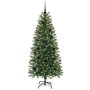 Árbol de Navidad artificial con 150 LED Verde 150 cm PE y PVC