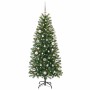 Árbol de Navidad artificial con 150 LED Verde 150 cm PE y PVC
