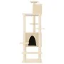 Katzenkratzbaum mit cremefarbenen Sisalstämmen, 154 cm von vidaXL, Katzenmöbel - Ref: Foro24-171771, Preis: 67,06 €, Rabatt: %