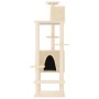 Katzenkratzbaum mit cremefarbenen Sisalstämmen, 154 cm von vidaXL, Katzenmöbel - Ref: Foro24-171771, Preis: 64,77 €, Rabatt: %