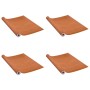 Láminas autoadhesivas puertas 4 uds PVC roble claro 210x90 cm