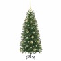 Árbol de Navidad artificial con 150 LED Verde 150 cm PE y PVC
