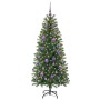 Árbol de Navidad artificial con 150 LED Verde 150 cm PE y PVC