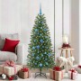 Árbol de Navidad artificial con 150 LED Verde 150 cm PE y PVC