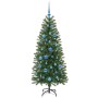Árbol de Navidad artificial con 150 LED Verde 150 cm PE y PVC