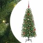 Árbol de Navidad artificial con 150 LED Verde 150 cm PE y PVC