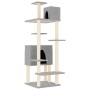 Katzenkratzbaum mit hellgrauen Sisalstämmen, 154 cm von vidaXL, Katzenmöbel - Ref: Foro24-171772, Preis: 64,64 €, Rabatt: %