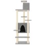 Katzenkratzbaum mit hellgrauen Sisalstämmen, 154 cm von vidaXL, Katzenmöbel - Ref: Foro24-171772, Preis: 64,64 €, Rabatt: %