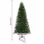Árbol de Navidad artificial con 300 LED Verde 180 cm PE y PVC