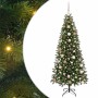 Árbol de Navidad artificial con 300 LED Verde 180 cm PE y PVC
