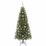 Árbol de Navidad artificial con 300 LED Verde 180 cm PE y PVC