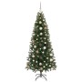 Árbol de Navidad artificial con 300 LED Verde 180 cm PE y PVC