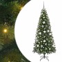 Árbol de Navidad artificial con 300 LED Verde 180 cm PE y PVC
