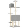 Cat scratching post with light gray sisal posts 154 cm by vidaXL, Cat furniture - Ref: Foro24-171772, Price: 64,64 €, Discoun...