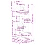 Katzenkratzbaum mit hellgrauen Sisalstämmen, 154 cm von vidaXL, Katzenmöbel - Ref: Foro24-171772, Preis: 64,64 €, Rabatt: %