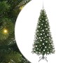Árbol de Navidad artificial con 300 LED Verde 180 cm PE y PVC
