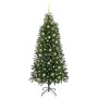 Árbol de Navidad artificial con 300 LED Verde 180 cm PE y PVC
