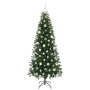 Árbol de Navidad artificial con 300 LED Verde 180 cm PE y PVC