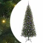 Árbol de Navidad artificial con 300 LED Verde 180 cm PE y PVC
