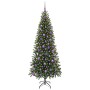 Árbol de Navidad artificial con 300 LED Verde 180 cm PE y PVC