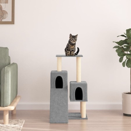 Katzenkratzbaum mit hellgrauen Sisalstämmen 82 cm von vidaXL, Katzenmöbel - Ref: Foro24-171778, Preis: 32,54 €, Rabatt: %
