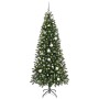Árbol de Navidad artificial con 300 LED Verde 210 cm PE y PVC
