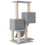 Katzenkratzbaum mit hellgrauen Sisalstämmen 82 cm von vidaXL, Katzenmöbel - Ref: Foro24-171778, Preis: 32,54 €, Rabatt: %