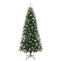 Árbol de Navidad artificial con 300 LED Verde 210 cm PE y PVC
