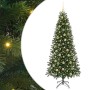 Árbol de Navidad artificial con 300 LED Verde 210 cm PE y PVC