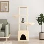 Cat scratching post with cream sisal posts 147 cm by vidaXL, Cat furniture - Ref: Foro24-171780, Price: 68,99 €, Discount: %