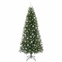 Árbol de Navidad artificial con 300 LED Verde 210 cm PE y PVC