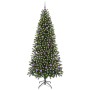 Árbol de Navidad artificial con 300 LED Verde 210 cm PE y PVC
