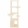 Cat scratching post with cream sisal posts 147 cm by vidaXL, Cat furniture - Ref: Foro24-171780, Price: 68,99 €, Discount: %