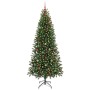 Árbol de Navidad artificial con 300 LED Verde 210 cm PE y PVC