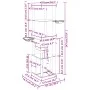 Katzenkratzbaum mit cremefarbenen Sisalstämmen, 147 cm von vidaXL, Katzenmöbel - Ref: Foro24-171780, Preis: 69,12 €, Rabatt: %