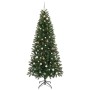Árbol de Navidad artificial con 300 LED Verde 240 cm PE y PVC