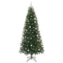Árbol de Navidad artificial con 300 LED Verde 240 cm PE y PVC