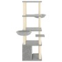 Cat scratcher with light gray sisal posts 147 cm by vidaXL, Cat furniture - Ref: Foro24-171781, Price: 76,01 €, Discount: %