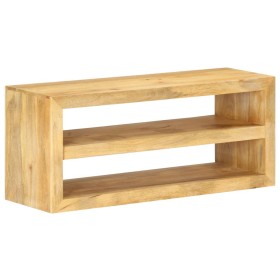Mueble para la TV madera de mango maciza 107x35x45 cm