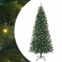 Árbol de Navidad artificial con 300 LED Verde 240 cm PE y PVC