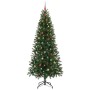 Árbol de Navidad artificial con 300 LED Verde 240 cm PE y PVC